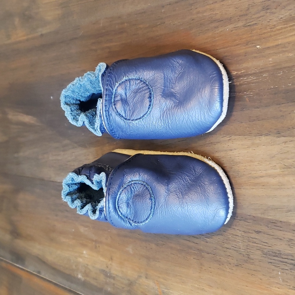 Robeez Leather Shoe Sz 0-6M